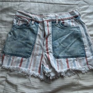 American Eagle High Waisted Shorts size us 6